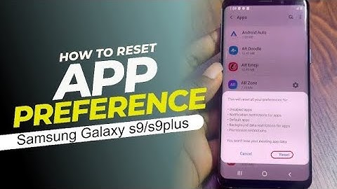 How to Reset App Preferences in Samsung Galaxy S9 | Restore Default App Settings (2025)