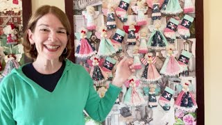 How To Make 30 Christmas Ornaments from Nine Fat Quarters - Part 2 - Stockings!