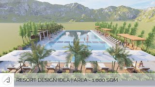 RESORT DESIGN IDEA | AREA  1,000 SQM