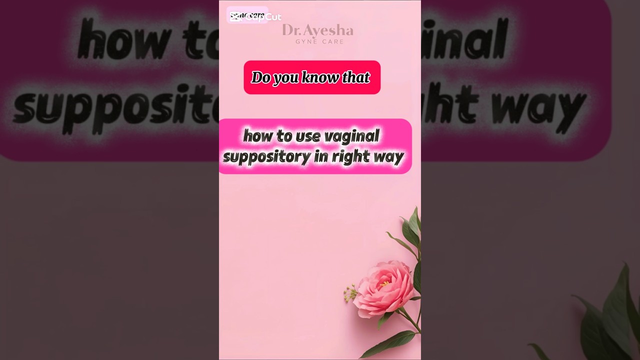 how to use vaginal suppository/ cannestin educational