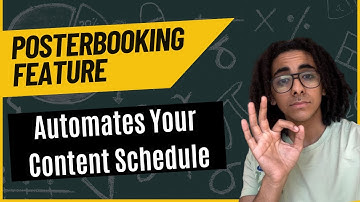 PosterBooking Feature That Automates Your Entire Content Schedule