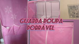 guarda roupa dobrável,como montar passo a passo