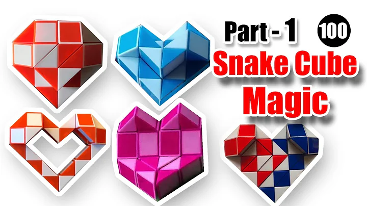 Snake cube Video Part 1 ! How to make heart pattern on Snake Cube