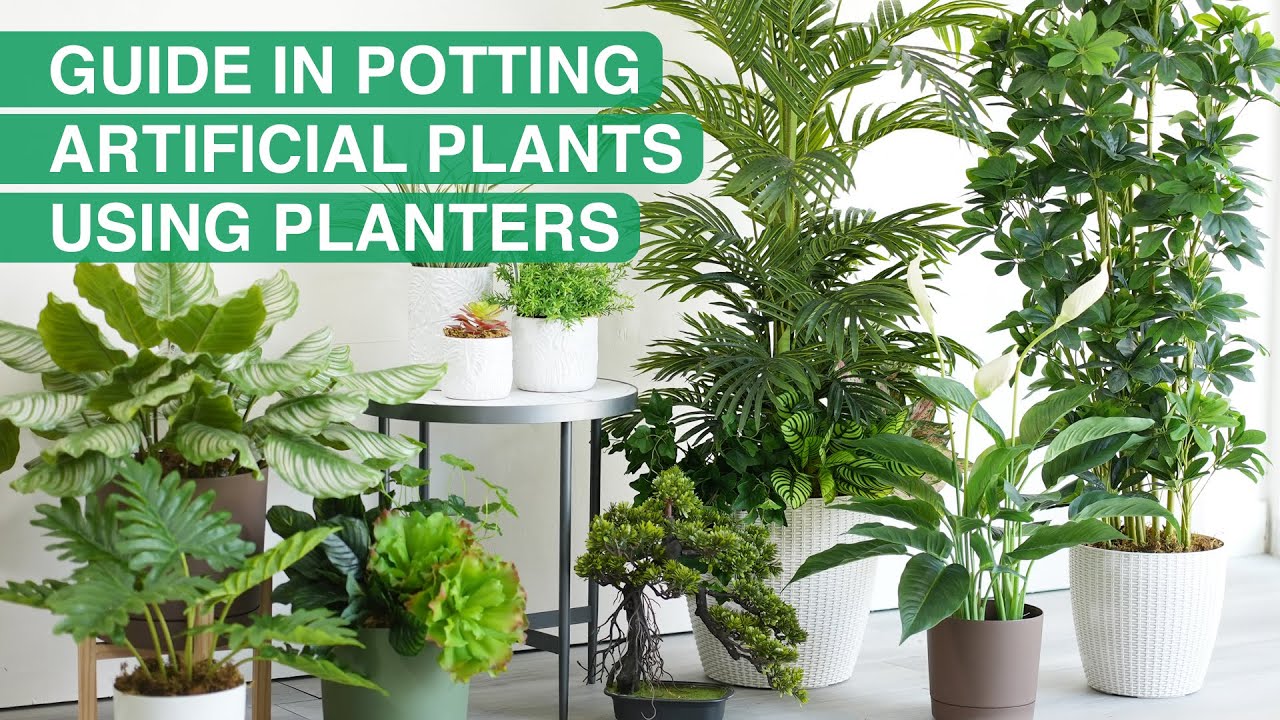 Guide in Potting Artificial Plants Using Planters