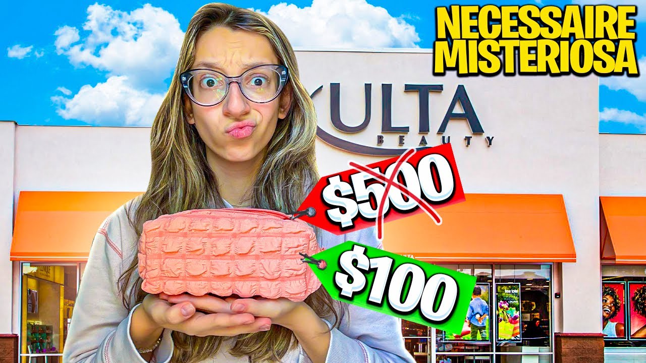 COMPREI UM KIT DE MAQUIAGEM MISTERIOSO! MOSTREI TUDO QUE VEIO DENTRO!