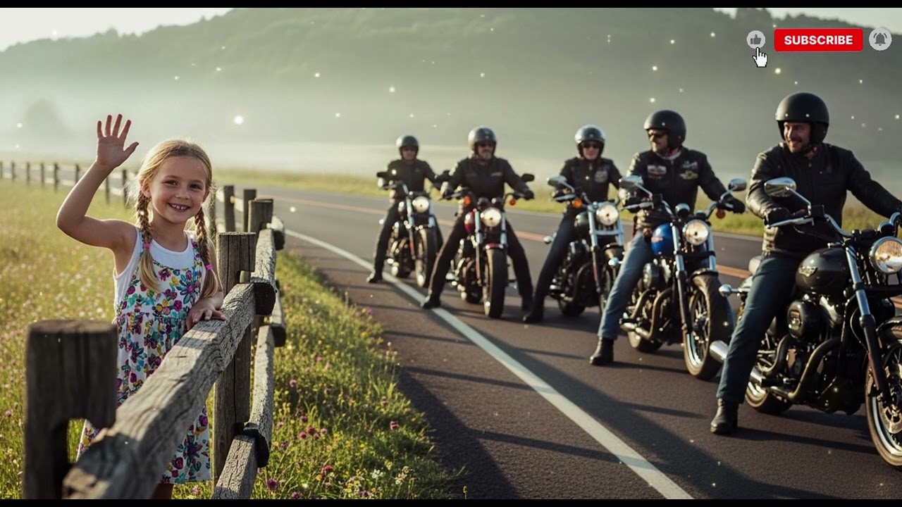 Little Girl Waved at Bikers Every Morning — One Day, They Finally Stopped and Changed Her Life