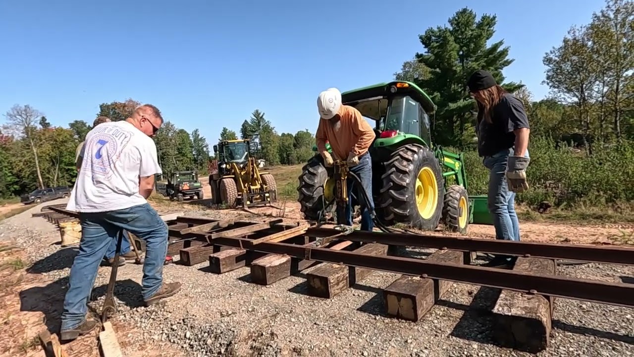 More track work to the train station 