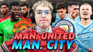 DAVOO XENEIZE REACCIONA A MANCHESTER UNITED 0 MANCHESTER CITY 3 (PREMIER LEAGUE 2023/24)