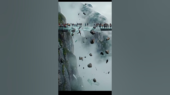 They Didn't See this Coming! Glass Bridge Collape #shorts