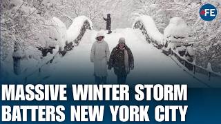 New York : Blizzard Slams Northeast, Flights Cancelled and Power Outages Reported