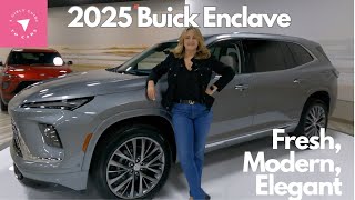 First Look: The 2025 Buick Enclave 3-row SUV is More Modern, Simplified and Elegant