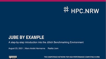 Automating your HPC workflow with JUBE