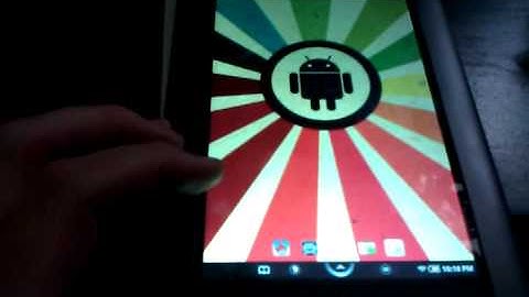 Nook Color Rooted and running ADWEX Launcher