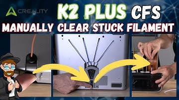 K2 Plus: How to Manually Release a Stuck spool of Filament, from the CFS