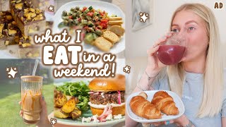 Realistic WHAT I EAT in a weekend! (a very normal diet lol)