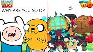 BATTD TOWERS MEET BTD6 TOWERS