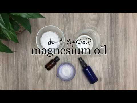 Aceite de Magnesio para adelgazar, cómo se hace / Homemade magnesium oil  spray 