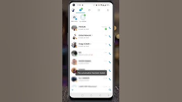 How to Mute / Unmute Any Conversation on Imo #shorts