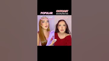 #pov The popular girl reads the outcast’s diary and finds out she likes HER… #shorts
