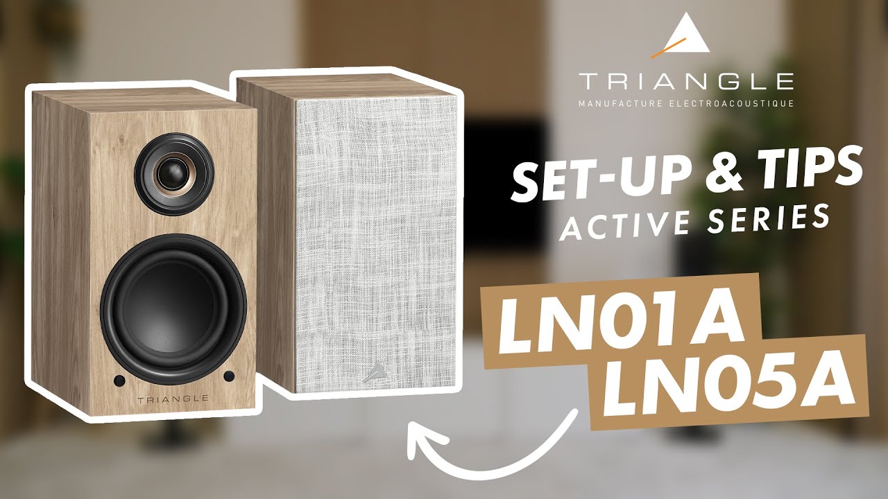 TRIANGLE LN01A アクティブスピーカー　ライトオーク TRIANGLE LN01A アクティブスピーカー ライトオーク TRIANGLE LN01A
