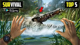 Top 5 *REALISTIC* SURVIVAL games for android l survival games for android games screenshot 4