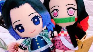 鬼滅之刃娃娃 Chibi 炭治郎 禰豆子 我妻善逸 富岡義勇  蝴蝶忍  伊之助 鬼滅の刃 萬代