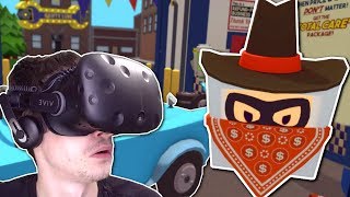 AUTO MECHANIC STOPS ROBBER!  Job Simulator Gameplay  HTC Vive VR