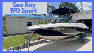 EP 56:Sea Ray 190 Sport Bowrider Boat Tour [2015] by Boat Snoop 573 views 1 year ago 6 minutes, 34 seconds