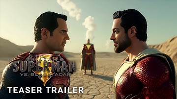 Superman & Shazam vs. Black Adam – Teaser Trailer | Dwayne Johnson & Henry Cavill | (FAN AI CONCEPT)