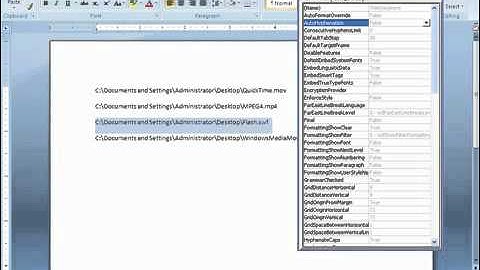 Word 2007 Tutorial 23 - Inserting Movie Files (Avi, Mov, MPEG, Flash SWF).mp4