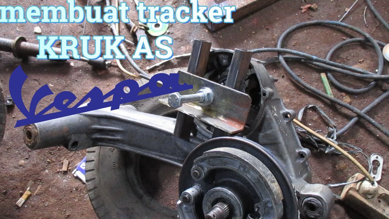 CARA MEMBUAT TREKER KRUK AS VESPA SANGAT MUDAH DAN SEDERHANA