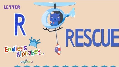 Learn Alphabet Letters with Adorable Monsters in Endless Alphabet A to Z - Letter R, by Originator