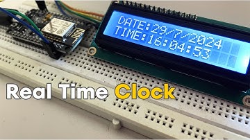 Digital clock using only ESP and LCD with code