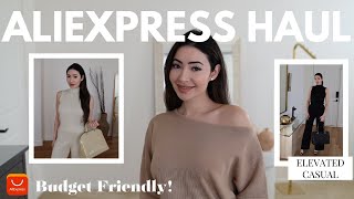 ALIEXPRESS HIGH QUALITY FINDS | Elevated Casual Outfits (Aliexpress Haul + Try-on)