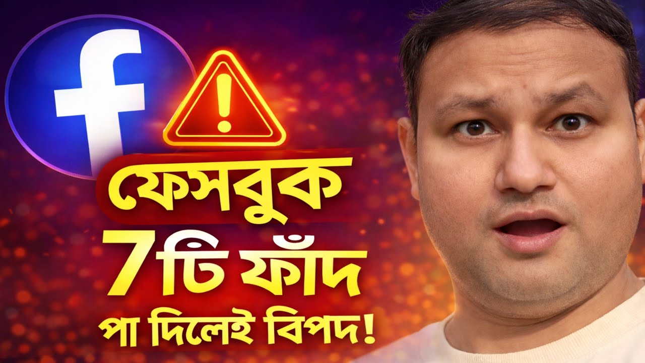 ⚠️ ফেসবুকে এই ৭টি ফাঁদে পা দিলেই বিপদ! এখনই সাবধান হন
