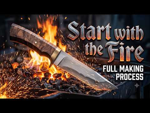 THE RUSSIAN TANTO HUNTING KNIFE-Full Process
