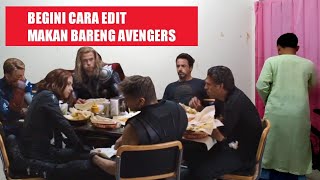 CARA EDIT GREEN SCREEN AVENGERS LAGI MAKAN BARENG DI KINEMASTER AGAR RAPI DAN REAL