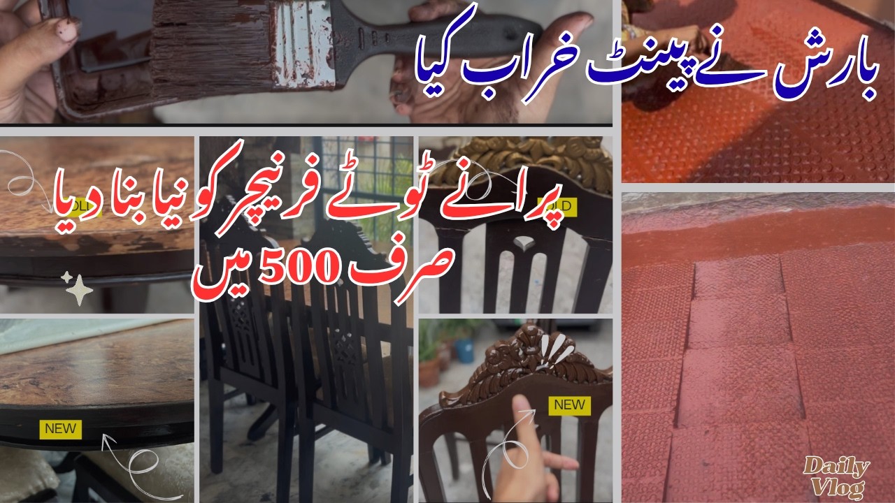 Furniture Makeover Begins | Fresh Paint & Pre-Makeover Transformation Vlog