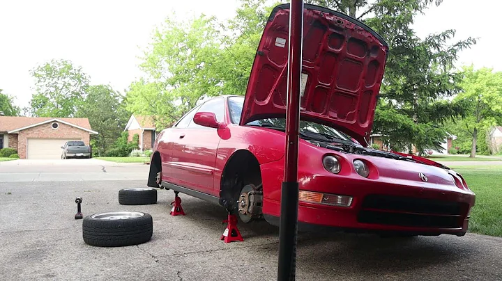 How to install coilover on a Acura Integra ( 1994 - 2001 )