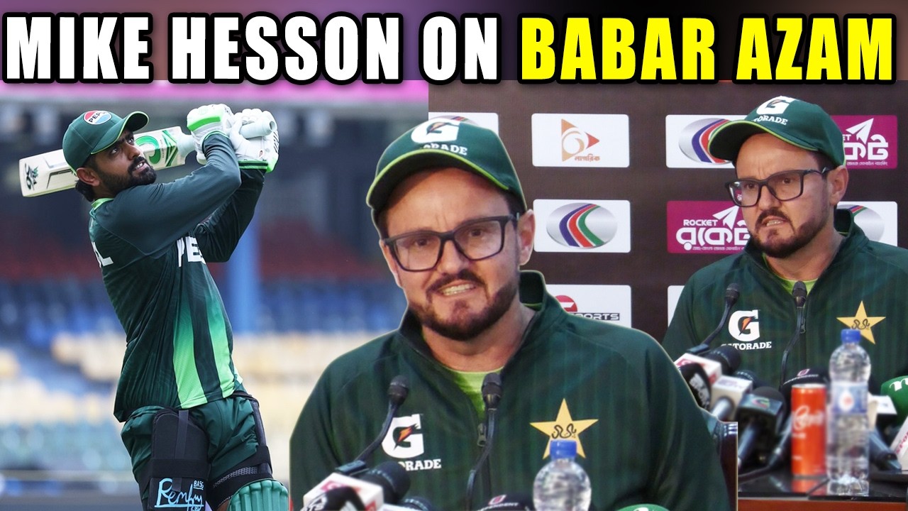Mike Hesson reply on Babar Azam dropped, We have new faces now | Series will be challenge