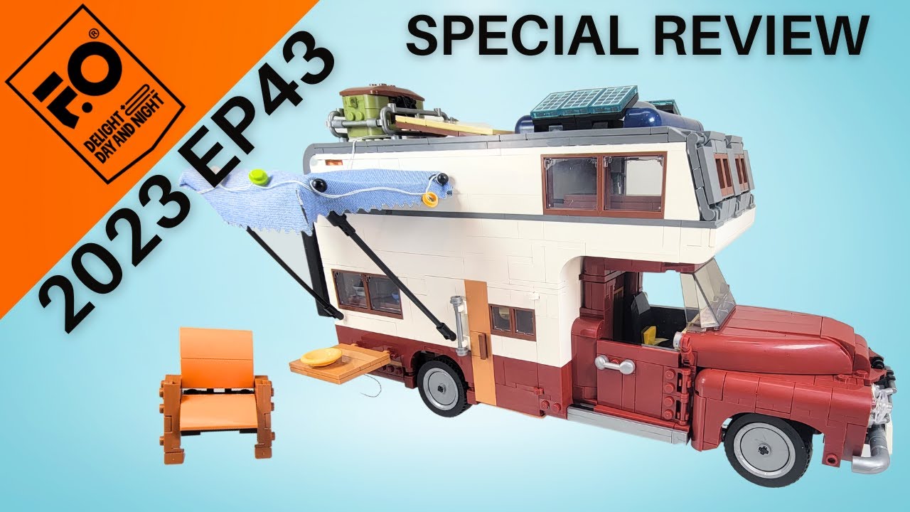 FunWhole Vacation Camper Van F9012 Lighted Brick Set Lego Alternate Build