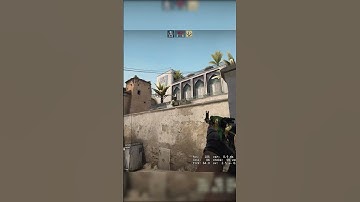 1v3 AK-47 Clutch on Dust 2 #csgo #shorts #fyp