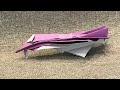 How to fold a modified FoxFire alpha with air intakes, afterburners, and landing gear!