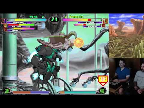 MvC2: Romneto - Storm/Magneto (90%) Comeback vs Sent/Mag/Cyke (245%) [The Italian] .:3.6.26:.