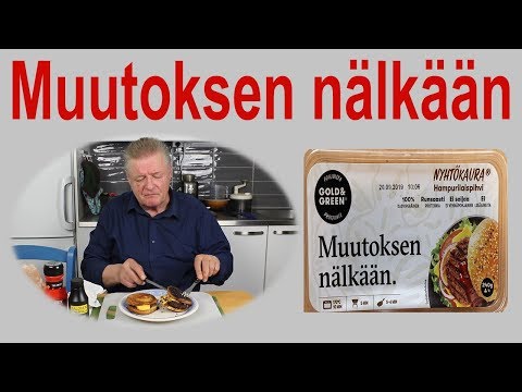 Makutestissä nyhtökaura hampurilaispihvit. 