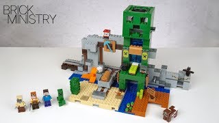 NEW! LEGO Minecraft 2019 ●  The Creeper Mine ● Speed Build [21155]