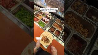 Grilled Chicken Burrito With Chipotle Crema Sauce