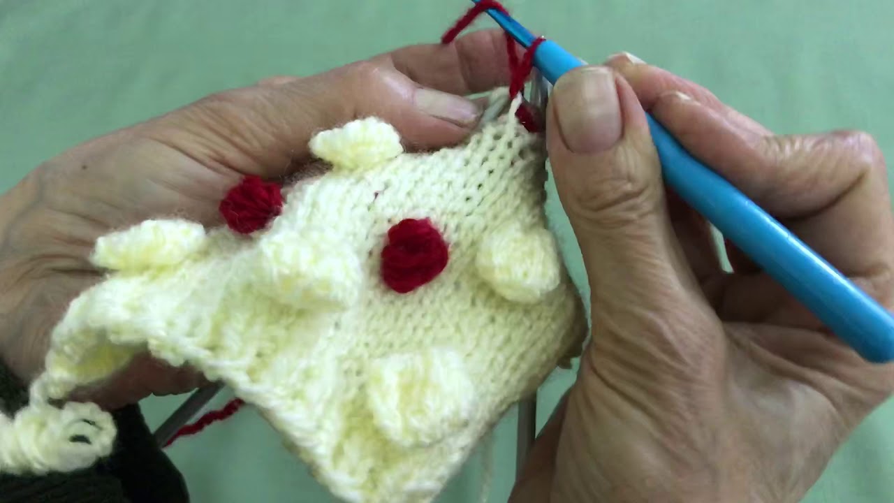 غرزة الفقاعات /الكرات/بتريكو وكروشية