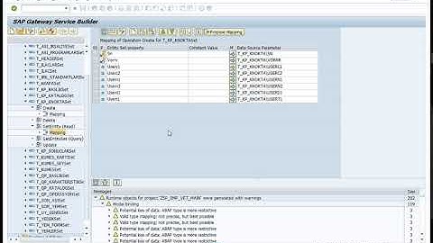 "Create" and "Read" implementation with SAP Gateway Service Builder
