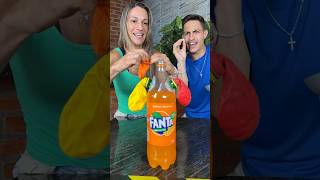 Será que vou acertar o mentos na fanta?!😱 #shorts